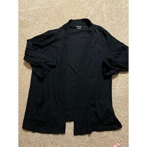 Black 1/2 sleeve cardigan
